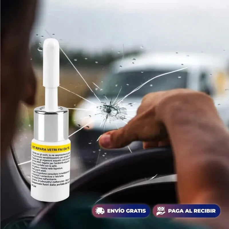 Reparador de Parabrisas | Elimina Grietas en Minutos – 40% OFF
